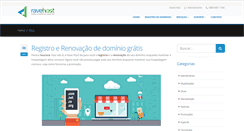 Desktop Screenshot of blog.ravehost.com.br