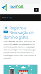 Mobile Screenshot of blog.ravehost.com.br